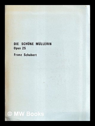 Item #455635 Recital : Peter Pears and Benjamin Britten ; Song cycle : Die schöne Müllerin. Op....