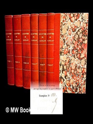 Item #457982 Les oeuvres de maistre François Rabelais : accompagnées d'une notice sur sa vie &...