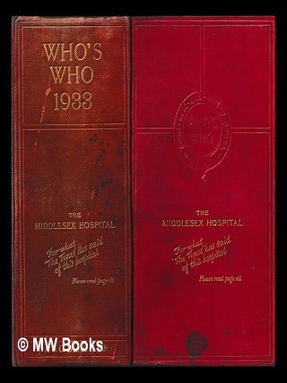 Item #462375 Who's who 1933 : an annual biographical dictionary with which is incorporated "Men &...