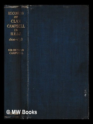 Item #463166 Records of clan Campbell in the military service of the Honourable East India...
