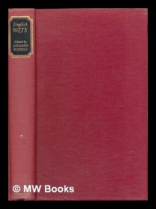 Item #463504 English wits / edited by Leonard Russell, with contributions by James Agate,...