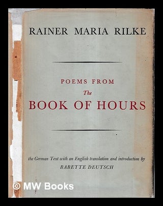 Item #468564 Poems from the book of hours / the German text, with an English translation and...