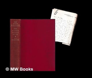 Item #472574 The Great Rebellion. Volume 1, The King's peace, 1637-1641. C. V. Wedgwood,...