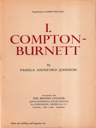 I. Compton-Burnett / Pamela Hansford Johnson