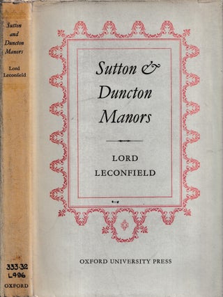 Sutton and Duncton Manors