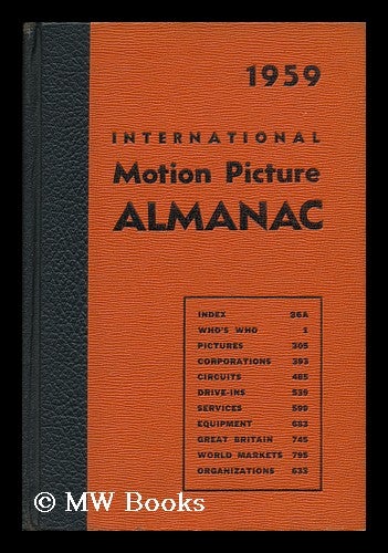 Item #49624 International Motion Picture Almanac - 1959. Charles S. Aaronson.