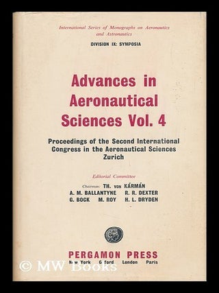 Item #52381 Advances in Aeronautical Sciences - [Vol. 4 - Proceedings of the Second International...