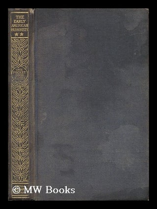 Item #52725 A Pocket Book of the Early American Humorists. Washington Irving, William Austin