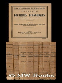 Item #55429 Histoire Des Doctrines Économiques / Karl Marx ; Publiée Par Karl Kautsky ; Traduit...