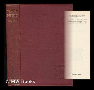 Item #57580 The Vested Interests and the Common Man ("The Modern Point of View and the New...