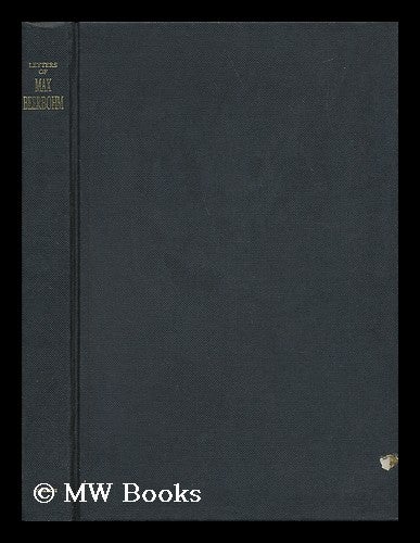 Item #58892 Letters of Max Beerbohm, 1892-1956 / Edited by Rupert Hart-Davis. Max Beerbohm, Sir.