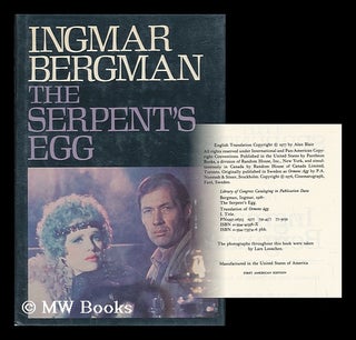 Item #63544 The Serpent's Egg : a Film / by Ingmar Bergman ; Translated from the Swedish by Alan...