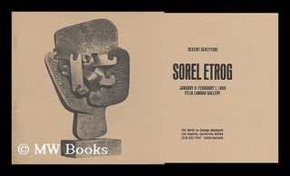 Item #63739 Sorel Etrog, Recent Sculpture - January 6 - February 1, 1969, Felix Landau Gallery....
