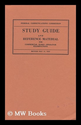 Item #63804 Study Guide and Reference Material for Commercial Radio Operator Examinations -...