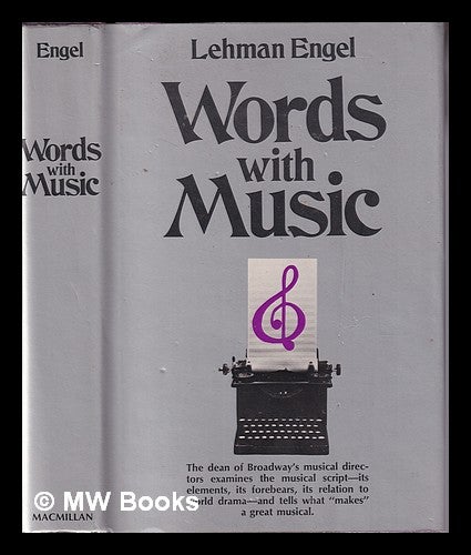 Item #64924 Words with Music. Lehman Engel.