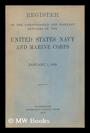 Item #72963 Register of the Commissioned and Warrant Officers of the United States Navy and...