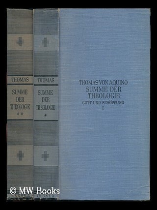 Item #76500 Summe Der Theologie; Zusammengefasst, Eingeleitet Und Erlautert Von Joseph Bernhart -...