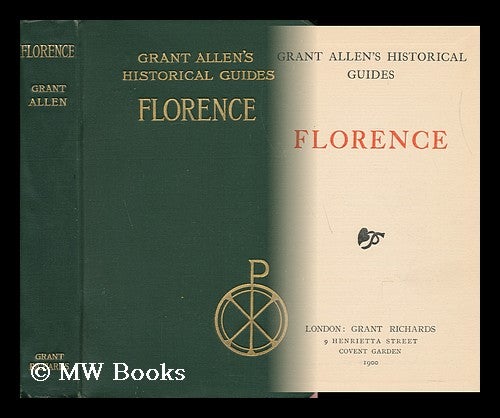 Item #87970 Florence. Grant Allen.