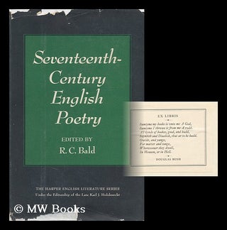 Item #89468 Seventeenth-Century English Poetry. R. C. Bald, Ed, Robert Cecil