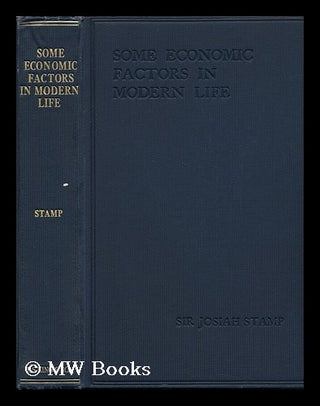 Item #92995 Some Economic Factors in Modern Life - [Contents: Some Economic Factors: Aesthetics....
