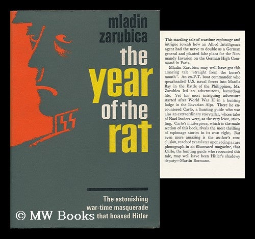 Item #94311 The Year of the Rat : a Chronicle. Mladin Zarubica.