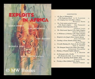 Item #95083 Exploits in Africa. John Clifford Bayliss, Comp
