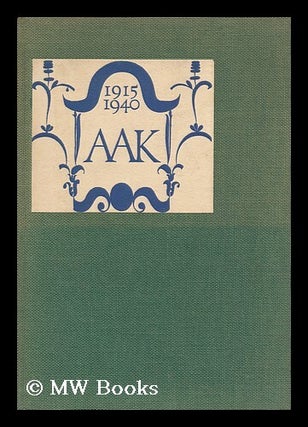 Item #97636 Alfred A. Knopf, Quarter Century (1915-1940). Alfred A. Knopf