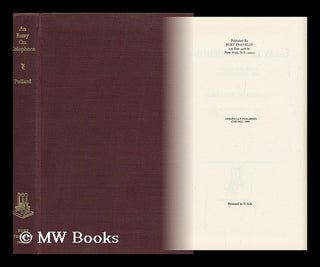 Item #98929 An Essay on Colophons, with Specimens and Translations. and an Introd. by Richard...